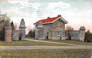 QUEENSTON ONTARIO CANADA THE GATEKEEPER'S LODGE BROCK'S MONUMENT POSTCARD 1910