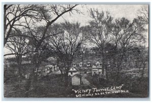 Kansas City Kansas KS Postcard View Of Victory Tourist Camp US Hiway c1910's