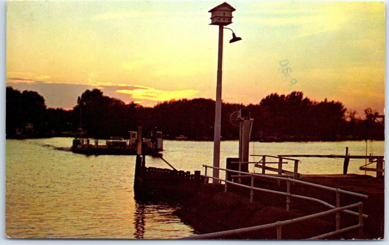 Ferry Boat & Dock at Sunset Looking Toward Stow Lake Bemus Point