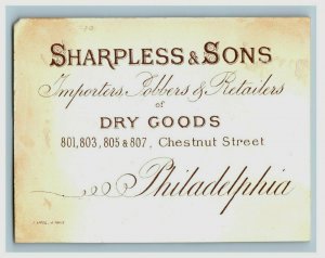 1880s Sharpless & Sons Dry Goods Comical Tiny Children Lot Of 7 P212