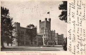 Vintage Postcard 1904 Eastern Illinois State Normal School Southwest Charleston