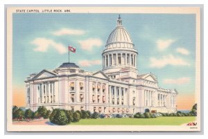 Little Rock Ark. Arkansas State Capitol Postcard