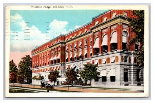 Toledo Club Building Toledo Ohio OH WB Postcard V21