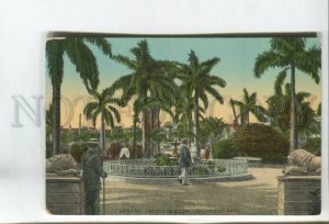 477372 Cuba Havana park columbus Vintage postcard