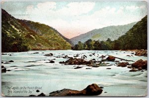 Asheville NC, 1921, Rapids on the French Broad, In The Land of the Sky, Postcard