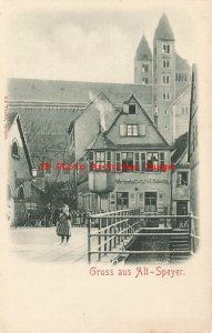 Germany, Speyer, Street Scene, Greetings