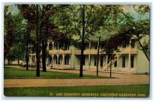 1914 11th Company Barracks Exterior Building Columbus Barracks Ohio OH Postcard