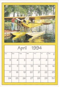 April 1994 Limited Editon Calendar Cardm AirShow '94 Piper J-3 Cub