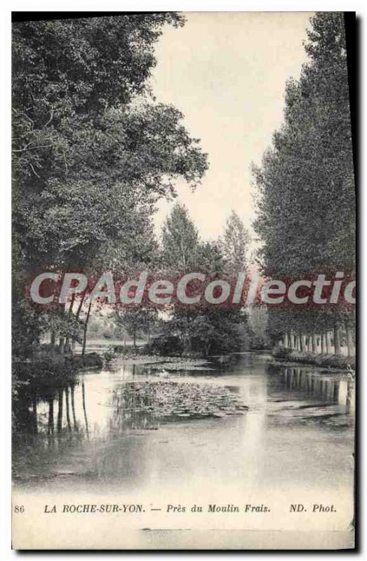 Old Postcard La Roche sur Yon Pres du Moulin costs