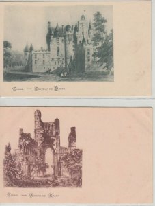 SCOTLAND ECOSSE CASTLES UK 35 Vintage postcards Mostly pre-1920 (L2796)