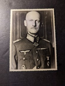 Mint Germany Military RPPC Postcard Soldier Portrait General Marshal Ritter