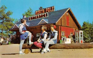 Santa's Elves, North Pole, Colorado Fairyland Christmas 1960s Vintage Postcard