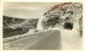 RPPC Postcard; Pecos Auto Bridge US Hwy 90 Lippe's Photo, Val Verde County