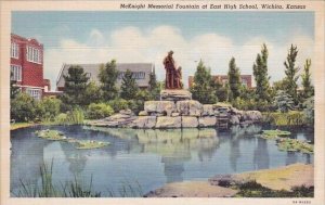 Mcknight Memorial Fountain At East High School Wichita Kansas