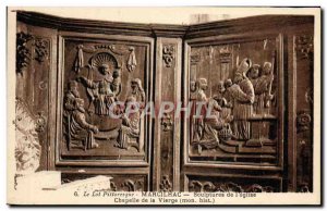 Old Postcard Lot Picturesque Marcilhac Sculptures From the & # 39Eglise Chape...