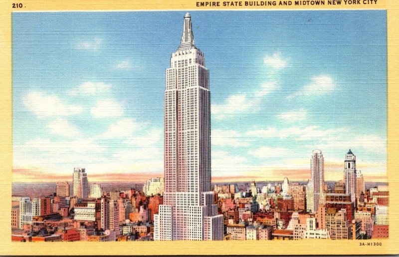 New York City Empire State Building Curteich