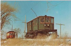 Chicago surface lines snow sweeper #E223 built by the  Mc Guire cumming...