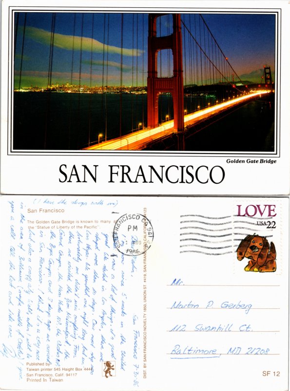 Golden Gate Bridge, San Francisco, Calif. (25789