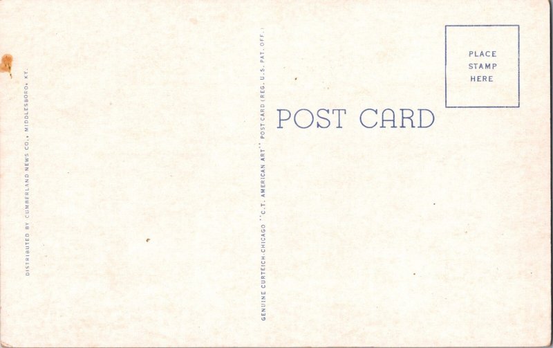 Vintage Postcard Public School Corbin, Kentucky KJ3