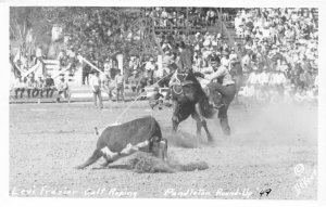 H91/ Pendleton Oregon RPPC Postcard c40s Levi Frazier Rodeo Round-Up115