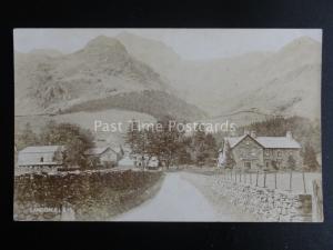 Cumbria LANGDALE & TOUDELLS DUNGEON GHYLL NEW HOTEL Old RP Postcard by Brunskill