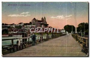 Postcard Old Breisach put Schiffbruche
