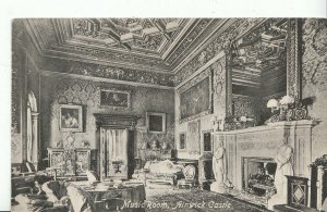 Northumberland Postcard - Music Room - Alnwick Castle   ZZ1646