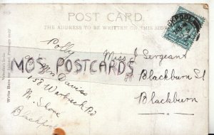 Genealogy Postcard - Sergeant - 48 Blackburn St, Blackburn, Lancs - Ref. R860