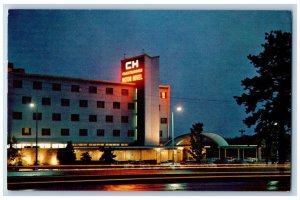 Alexandria Virginia Postcard Charter House Hotel Shirley Highway c1960 Vintage