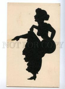 161153 SILHOUETTE Dancer CANCAN Vintage LAMBERT PC