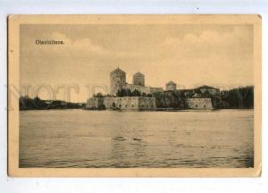 206452 FINLAND OLAVINLINNA Vintage postcard