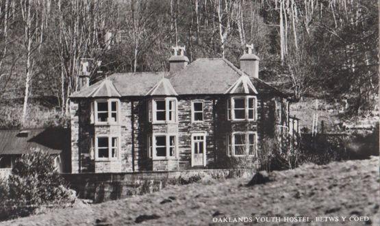 Oaklands Youth Hostel Betws Y Coed 1960s Welsh Postcard