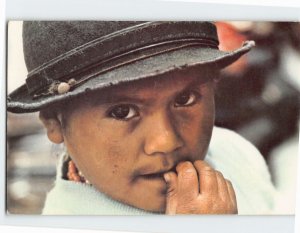 Postcard Indian Boy Of Otavalo, Ecuador