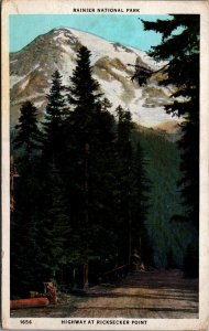 USA Rainier National Park Washington Vintage Postcard 09.98