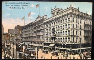 Vintage Postcard 1907-1915 Strawbridge & Clothier's, Philadelphia, Pennsylvania