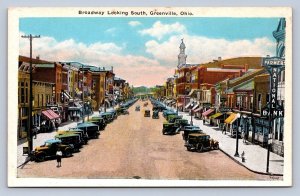 J95/ Greenville Ohio Postcard c1910 Darke Broadway Stores 177