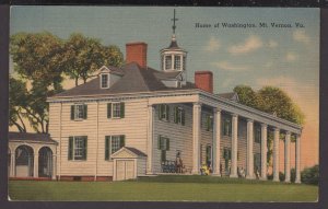 Virginia Mt. Vernon - Home of Washington is on shore of the Potomac - Linen