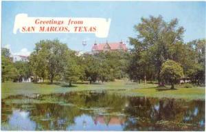 Greetings from San Marcos, Texas, TX, Chrome