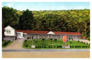 Postcard MOTEL SCENE Lock Haven Pennsylvania PA AT2319