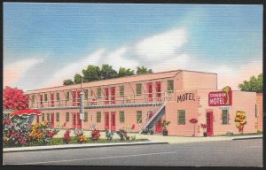 Sanborn Motel Miami Florida Unused c1940s