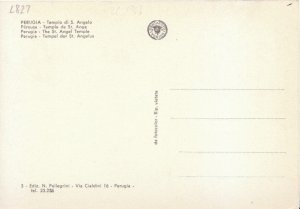 Italy Postcard - Perugia - Tempio Di S.Angelo - Ref TZ5263