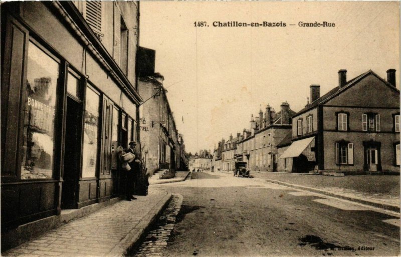 CPA CHATILLON-en-BAZOIS Grande Rue (864904)