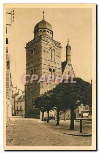 Old Postcard Paray le Monial Saone et Loire Saint Nicolas Tower