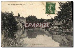 Old Postcard Brittany Montfort Sur Meu Meu Viewing and Lavoirs