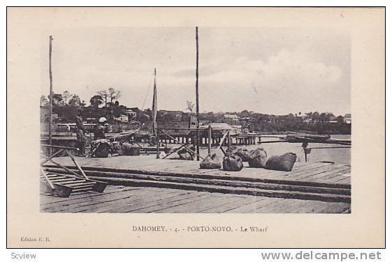 DAHOMEY . 00-10s ; Porto-Novo , Le Wharf