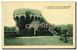 Old Postcard Saint Lo La Tour Beauregard Remains of old fortifications