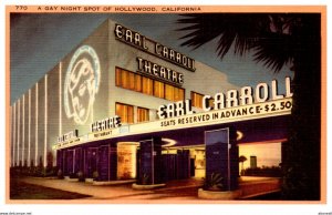 California  Hollywood  Earl Carroll Theatre