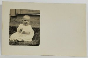 Darling Baby Eugene Peters North Huntingdon Pa RPPC c1930 Postcard R2