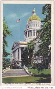 State Capitol Building Southwest Approach Sacramento California