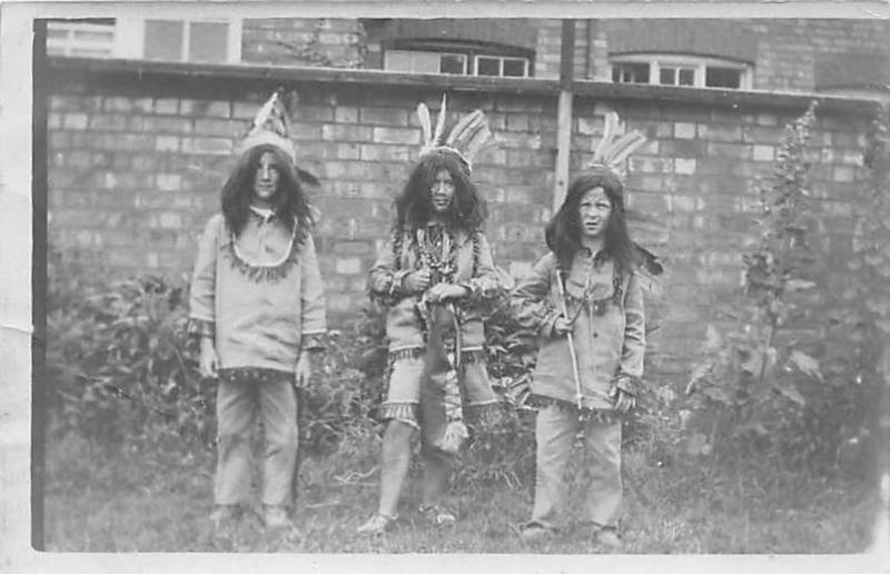 Children dressed in Indian clothes Child, People Photo Unused small tear left...